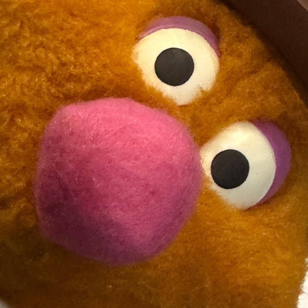 Vtg 1978‎ Fisher-Price Fozzie Bear Plush 851 Muppet Doll Jim Henson 14"